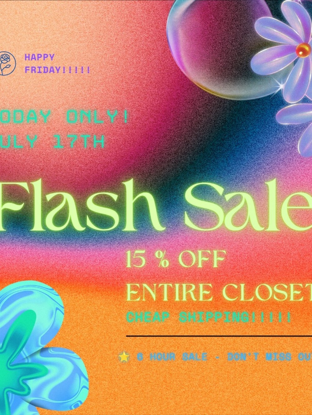 ⚡️ FRIDAY FLASH SALE / CLOSET CLEAR OUT ⚡️DO NOT BUY! 🔥 JULY 17 🔥
